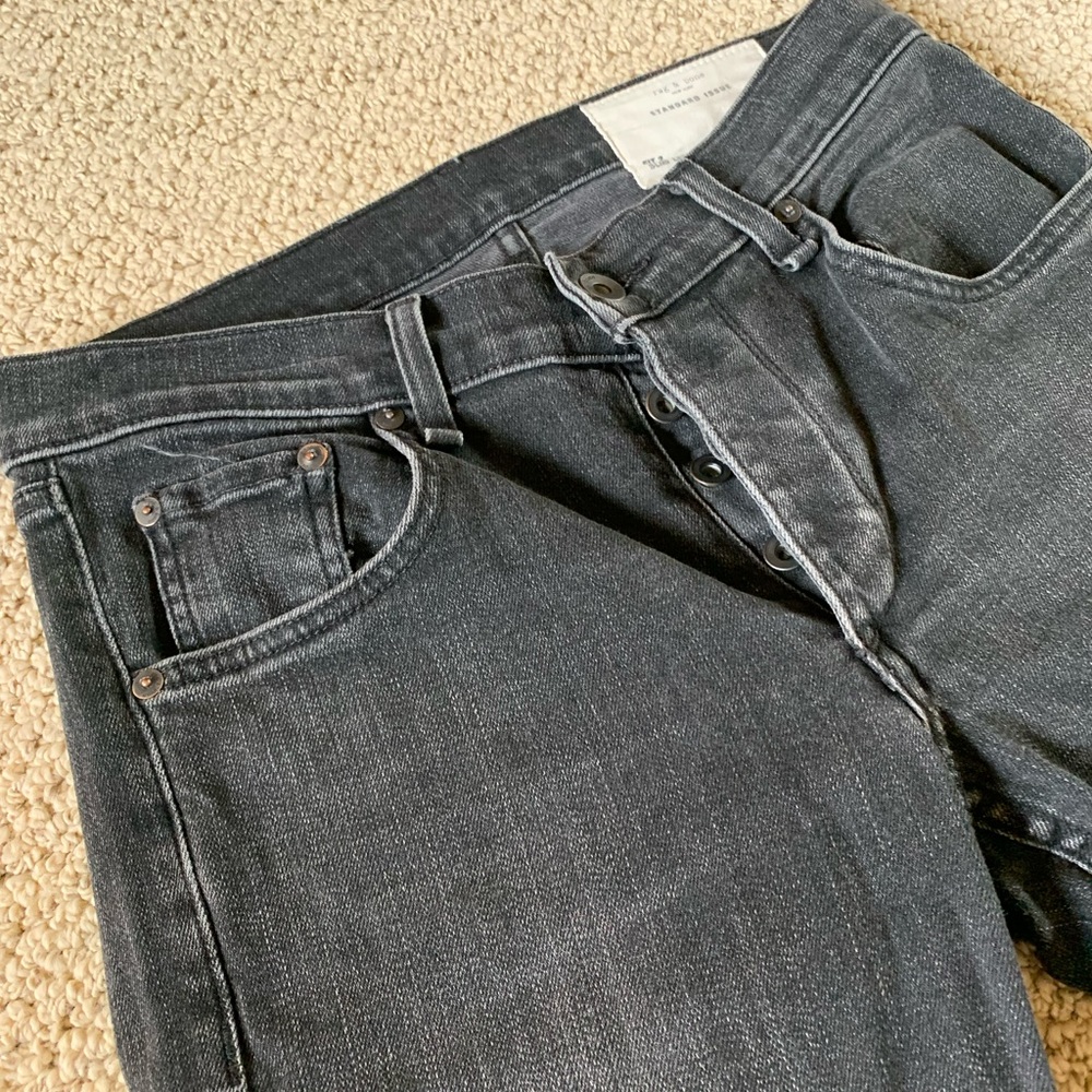 Rag and Bone Black Jeans Sz 29